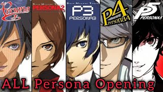 ALL PERSONA OPENING HD REVELATIONSPERSONA 1996  PERSONA 3 RELOAD 2024 [upl. by Enomes]