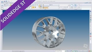 Simple Rim  einfache felge  SolidEdge ST 7 Training [upl. by Aneeuqahs]