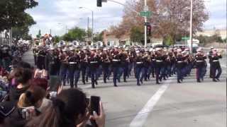 Marine Corps Band in the 2013 Rose Parade 4 [upl. by Sada]