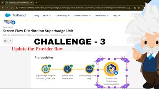 Update the Provider flow  Screen Flow Distribution Superbadge Unit  Challenge3  Salesforce [upl. by Coy933]