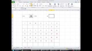 Calendario Automatico Con Excel [upl. by Joseito212]