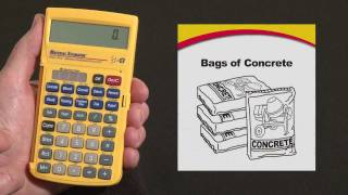 How to Estimate Volume and Bags of Concrete Needed  Material Estimator [upl. by Nylyahs]