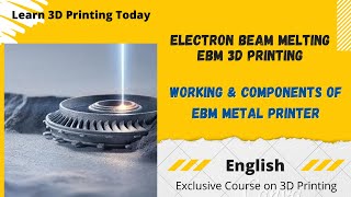 Electron Beam Melting EBM 3D Printing Metal 3D Printing Process powder Printing 3dprinting [upl. by Atsirt980]