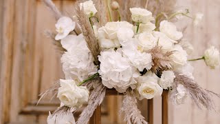 Wedding Floral Arrangements  Dried and Fresh Flowers  Wedding Decorations [upl. by Trinl]