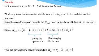 Converting explicit formulas to recursive [upl. by Odnanref287]