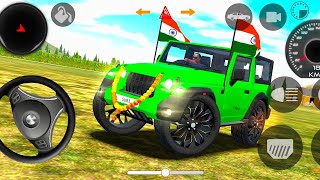 Dollar Song Modified 😈 Mahindra yellow Thar  Indian Car Simulator 3D  Car Game 3D [upl. by Tessi]