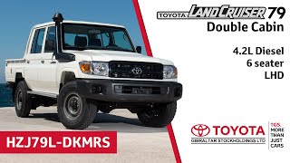 Toyota Land Cruiser 79 Double Cabin  42L Diesel  6 seater  LHD [upl. by Alice882]