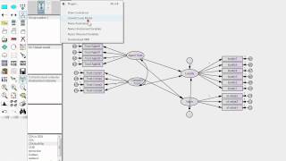 From Measurement Model to Structural Model in AMOS [upl. by Waldon]