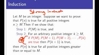 The Second Principle of Mathematical Induction Screencast 423 [upl. by Inaja]