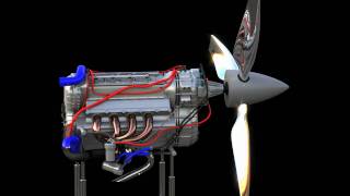 diamond da42 engine visualization update [upl. by Arad308]