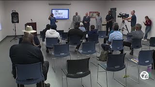 Detroit east side community meeting highlights declining summer crime numbers [upl. by Assirrac683]