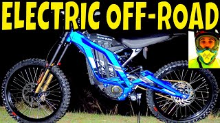 New SurRon X electric motorcycle offroad review with FOC controller  More POWEEER [upl. by Nivled]