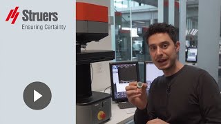 Duramin40 How to measure fracture toughness in metallographic hardness testing [upl. by Leinahtan544]