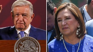 QUE CENSURAN MAÑANERA DE AMLO CLAUDIA SHEINBAUM CRITICA XÓCHITL GÁLVEZ POR REUNION CON CONSEJEROS [upl. by Rorrys84]