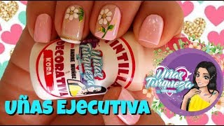 Decoracion de uñas EjecutivaDecoración de uñas Sencillas [upl. by Iiette]