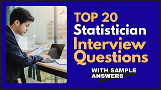 Statistician Interview Questions and Answers for 2024 [upl. by Tammany]