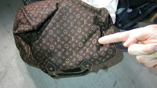 DUMPSTER DIVING  FOUND A LOUIS VUITTON PURSE [upl. by Sulohcin]