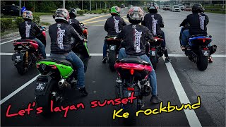 Ride Sunset Rockbund part 1 ✅  santai insyaAllah 8 buah kali nie mari layansss [upl. by Tucker512]