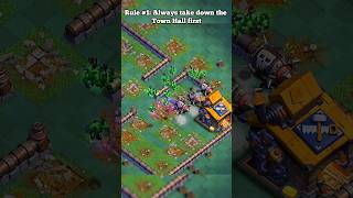 Always take down the builder Hall first ll Clash of clans ll shorts clashofclans coc [upl. by Sylvan865]