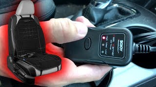 UNBOXING  SOJOY Soft amp Thick Universal 12V Heated Car Seat Cover [upl. by Ailemaj944]