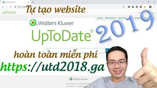 Đưa MIỄN PHÍ Uptodate Offline lên trang web của riêng bạn  Hướng dẫn y khoa [upl. by Hesler]