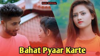 Bahut Pyaar Karte Hain Tumko Sanam  Saajan  Sad Love Story  Ruhi Official [upl. by Ainafets]