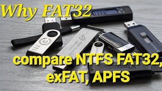 difference between NTFS FAT32 and exFAT APFS  Why FAT32 only 4 GB [upl. by Fulbright601]