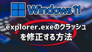 Windows11でexplorerexeのクラッシュを修正する方法 [upl. by Gardell893]