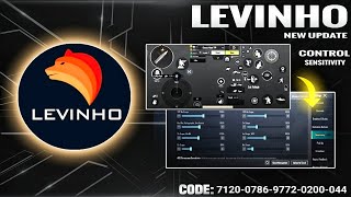 New Levinho Sensitivity 32 Update amp Levinho Control Code amp sensitivity code pubgbgmi 2024 [upl. by Holcomb]