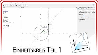 Einheitskreis Teil 1 GeoGebra EasyGoing [upl. by Stan]