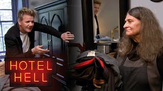 The Curious Case Of The Guest Wardrobe Gordons Startling Discovery  Gordon Ramsay Hotel Hell [upl. by Enyawd995]