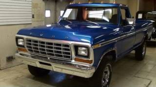 1979 Ford F150 4x4 Pickup 351 V8  Nicely Restored Classic [upl. by Wendt821]