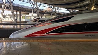 China Fuxing High Speed Bullet Train 350kmh [upl. by Deena]