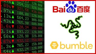 🔴Börsengang Bumble Baidu Razer [upl. by Ynettirb119]