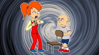 Classic Caillou Throws a Chair at Miss MartinExpelledGrounded [upl. by Doty]