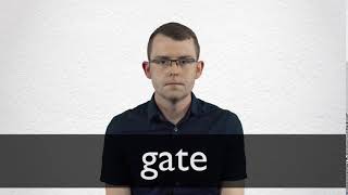 How to pronounce GATE in British English [upl. by Blossom]