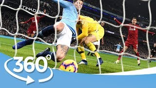 IMMERSIVE VR EXPERIENCE  Man City 21 Liverpool [upl. by Ramedlav]