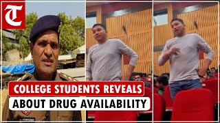 Police chowki ke saamne ganja milta hai College student reveals during drug deaddiction campaign [upl. by Aitak]