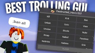 Roblox Destructed Hex Trolling GUI  Kill Kick amp Ban  Direct Link Pastebin  Envixity Scripts [upl. by Jemy]