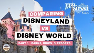 Episode 67  Comparing Disneyland vs Disney World  Part 1 Parks Rides amp Resorts [upl. by Stilwell839]