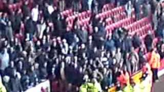 Millwall fans kicking off with Police and Stewards at Bramall Lane [upl. by Eiramanin]