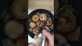 Onion Tarte Tatin  Recipes  Misfit Garden [upl. by Naujid808]