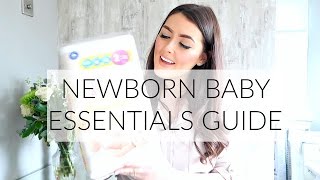 BASICS  NEWBORN BABY ESSENTIALS LIST  MAMA REID [upl. by Ylim]