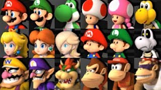 Mario Kart Wii  All Characters [upl. by Raquel564]