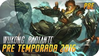 NUEVA SKIN  WUKONG RADIANTE  El Mono guardaespaldas de Teemo [upl. by Ulberto]