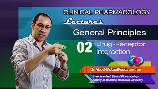 General Principles of Pharmacology Ar  02  Drug receptors and binding [upl. by Nauqaj124]