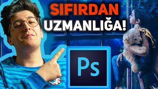 SIFIRDAN Adobe PHOTOSHOP CC 2020 Dersleri Fotoğraf Editleme [upl. by Manbahs]