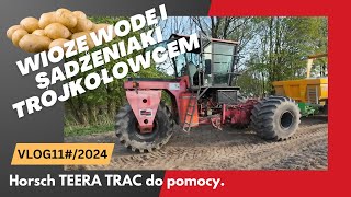 Trójkołowiec w transporcie Sadzenie ziemniaków coraz bliżej końca [upl. by Htessil691]