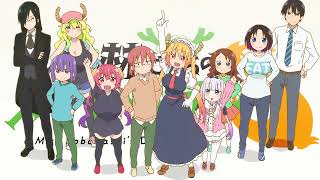 『4KUHD』Miss Kobayashis Dragon Maid Season 2  OP  Opening  Creditless [upl. by Zoila]