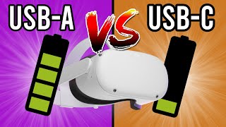 WHICH CABLE IS BEST FOR META QUEST 2 PCVR GAMING  USBA vs USBC [upl. by Lraep]